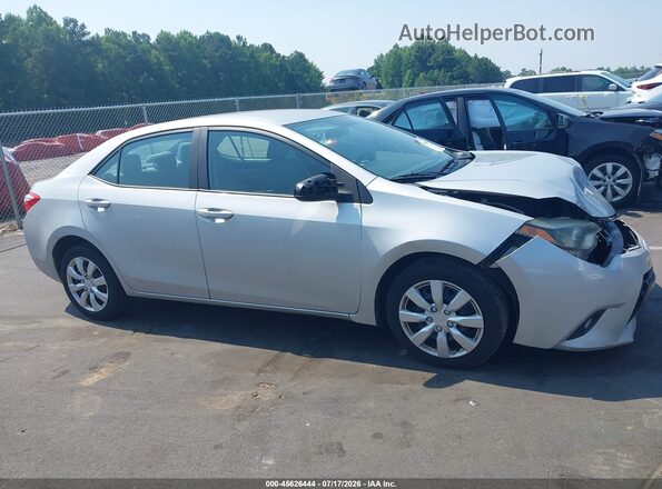2T1BURHE7GC502134 2016 TOYOTA COROLLA Gray Вид задньої частини салону