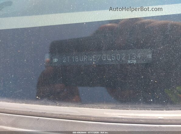 2T1BURHE7GC502134 2016 TOYOTA COROLLA Gray Вид підкапотного простору