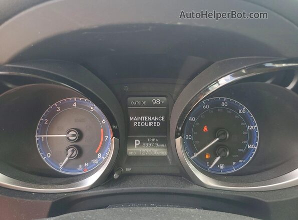 2T1BURHE7GC508466 2016 TOYOTA COROLLA Blue ხელსაწყოთა პანელის ხედი