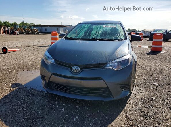 2T1BURHE7GC538566 2016 TOYOTA COROLLA Серый Вид спереди