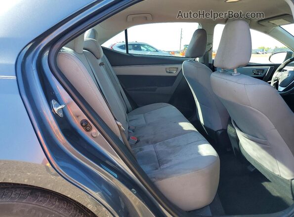 2T1BURHE7GC538566 2016 TOYOTA COROLLA Серый Вид задних сидений