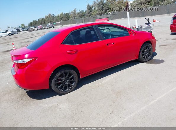 2T1BURHE7GC542536 2016 TOYOTA COROLLA Red Rear right