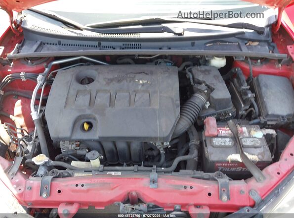 2T1BURHE7GC542536 2016 TOYOTA COROLLA Red Rear view