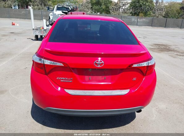 2T1BURHE7GC542536 2016 TOYOTA COROLLA Red 