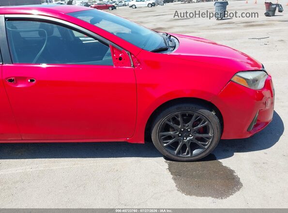 2T1BURHE7GC542536 2016 TOYOTA COROLLA Red 
