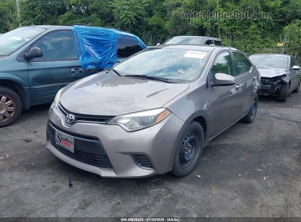 2T1BURHE7GC557196 2016 TOYOTA COROLLA Gray Vista tres cuartos delantera izquierda