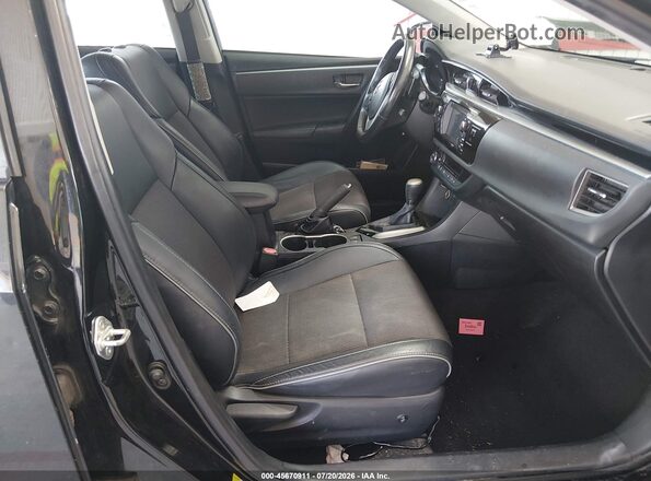 2T1BURHE7GC573656 2016 TOYOTA COROLLA Black Вид салону спереду