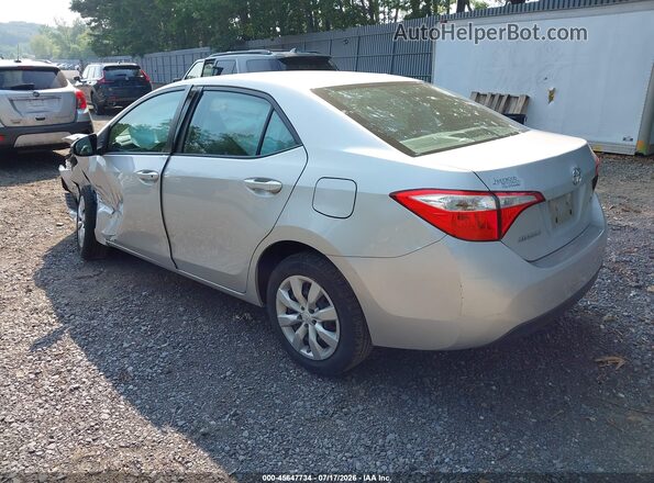 2T1BURHE7GC576816 2016 TOYOTA COROLLA Silver Tył lewy