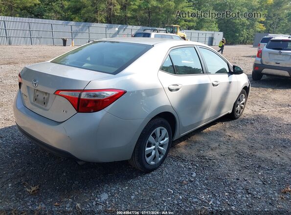 2T1BURHE7GC576816 2016 TOYOTA COROLLA Silver Tył prawy