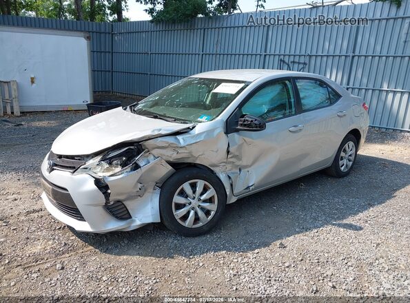 2T1BURHE7GC576816 2016 TOYOTA COROLLA Silver Przód lewy
