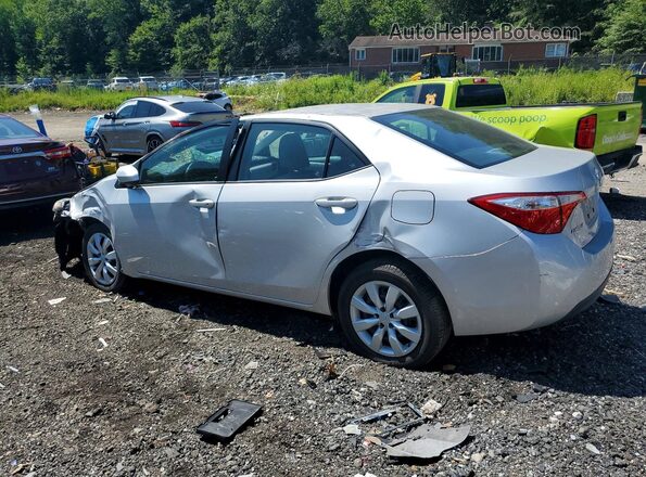 2T1BURHE7GC579070 2016 TOYOTA COROLLA Серебряный Задняя левая четверть