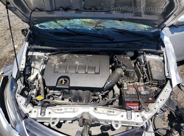 2T1BURHE7GC579070 2016 TOYOTA COROLLA Серебряный Вид задней части салона