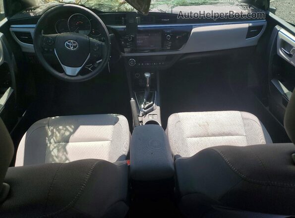 2T1BURHE7GC579070 2016 TOYOTA COROLLA Серебряный Вид панели приборов