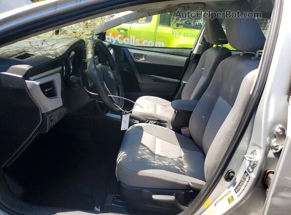 2T1BURHE7GC579070 2016 TOYOTA COROLLA Серебряный Вид салона спереди