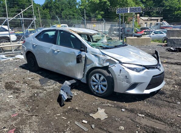 2T1BURHE7GC579070 2016 TOYOTA COROLLA Серебряный Передняя правая четверть