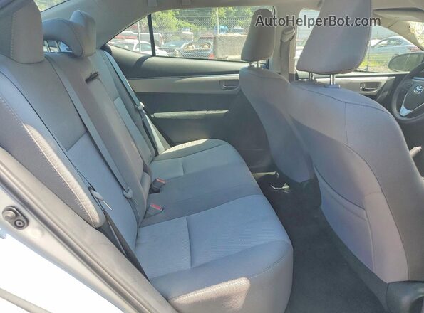 2T1BURHE7GC579070 2016 TOYOTA COROLLA Серебряный Вид задних сидений