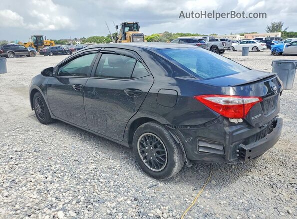 2T1BURHE7GC609264 2016 TOYOTA COROLLA Черный Задняя левая четверть