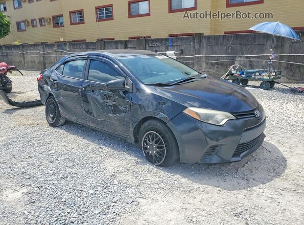 2T1BURHE7GC609264 2016 TOYOTA COROLLA Черный Передняя правая четверть