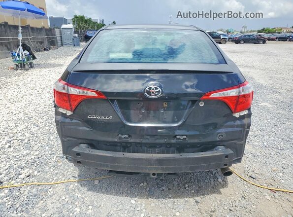 2T1BURHE7GC609264 2016 TOYOTA COROLLA Черный Вид сзади