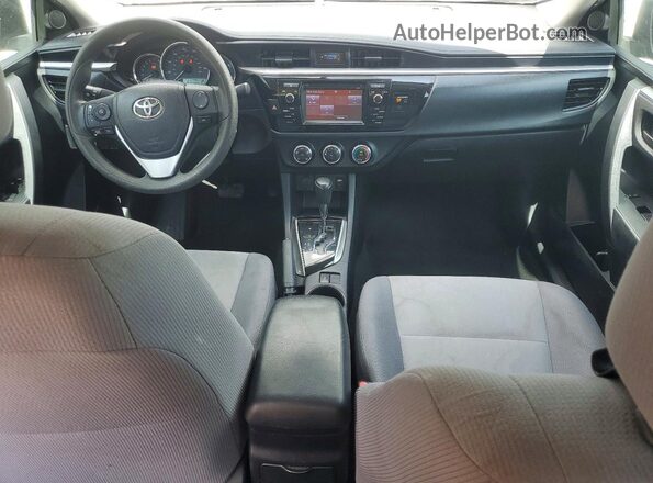 2T1BURHE7GC609264 2016 TOYOTA COROLLA Черный Вид панели приборов