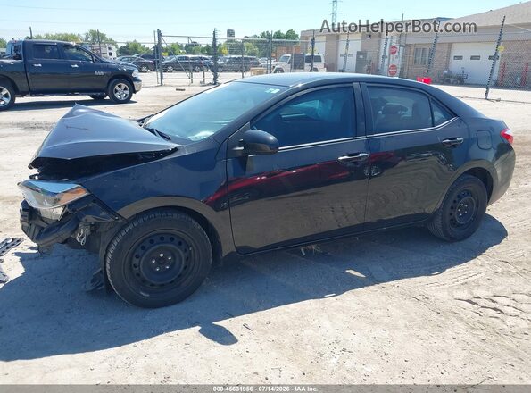 2T1BURHE7GC609992 2016 TOYOTA COROLLA Black წინა მარცხენა ხედი სამი მეოთხედიდან