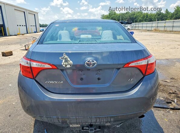 2T1BURHE7GC615727 2016 TOYOTA COROLLA Blue უკანა ხედი