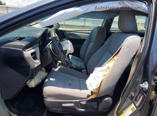 2T1BURHE7GC615727 2016 TOYOTA COROLLA Blue წინა სალონის ხედი