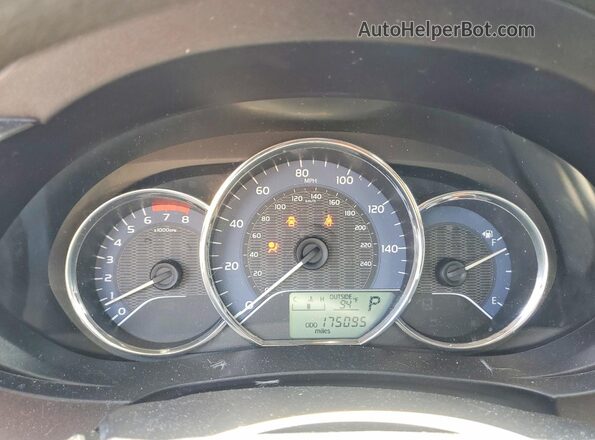 2T1BURHE7GC615727 2016 TOYOTA COROLLA Blue ხელსაწყოთა პანელის ხედი