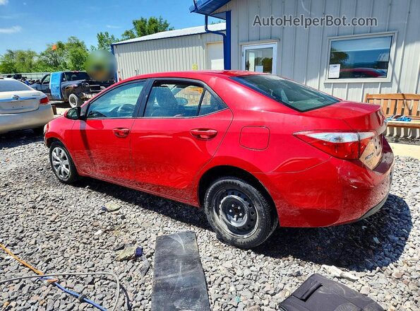 2T1BURHE7GC627022 2016 TOYOTA COROLLA Red Tył lewy