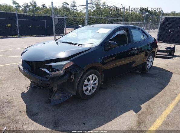 2T1BURHE7GC627425 2016 TOYOTA COROLLA Черный Передняя левая четверть