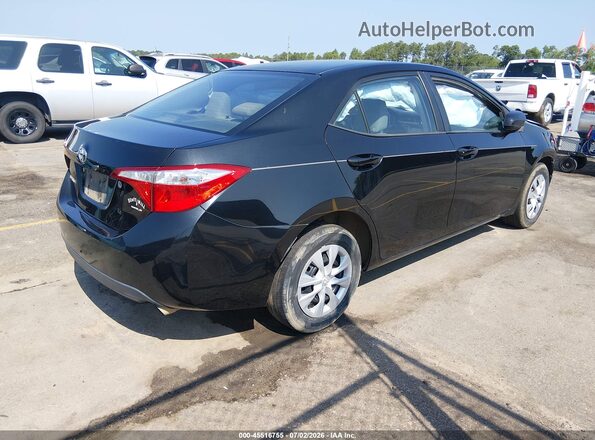 2T1BURHE7GC627425 2016 TOYOTA COROLLA Черный Задняя правая четверть