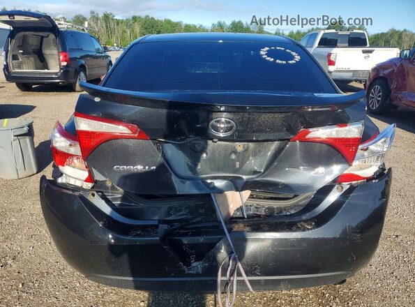 2T1BURHE7GC637386 2016 TOYOTA COROLLA Black Vista trasera