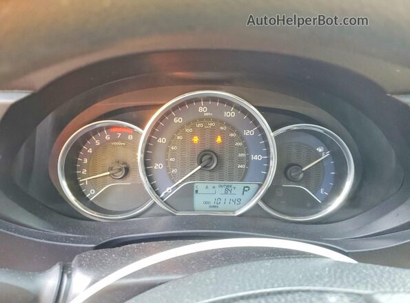 2T1BURHE7GC653832 2016 TOYOTA COROLLA Black ხელსაწყოთა პანელის ხედი