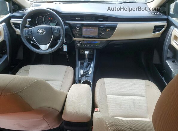 2T1BURHE7GC653832 2016 TOYOTA COROLLA Black წინა პანელის ხედი