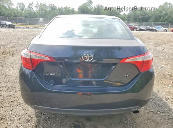 2T1BURHE7GC653832 2016 TOYOTA COROLLA Black უკანა ხედი