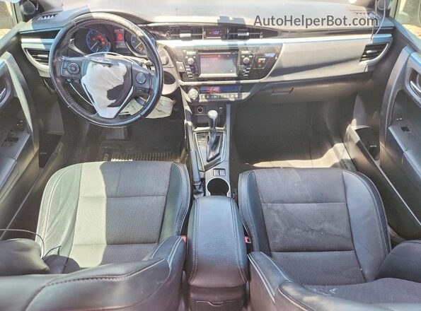 2T1BURHE7GC674972 2016 TOYOTA COROLLA Black წინა პანელის ხედი