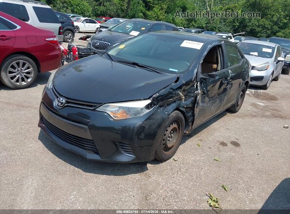 2T1BURHE7GC679864 2016 TOYOTA COROLLA Black Vista tres cuartos delantera izquierda