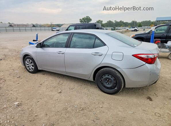 2T1BURHE7GC698320 2016 TOYOTA COROLLA Серебряный Задняя левая четверть