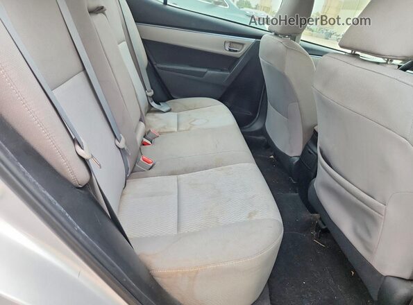 2T1BURHE7GC698320 2016 TOYOTA COROLLA Серебряный Вид задних сидений