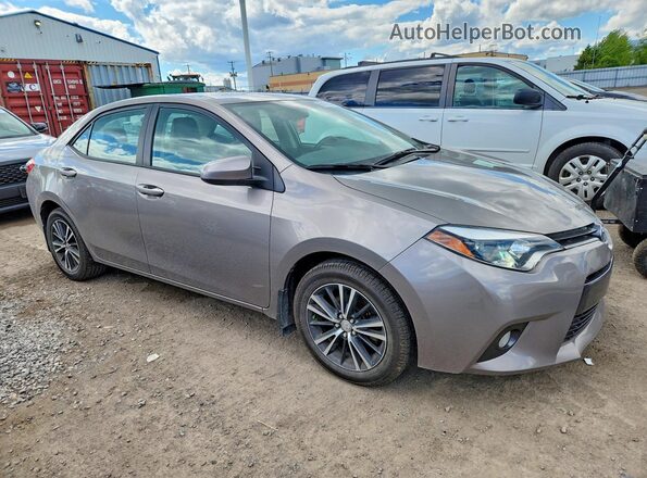 2T1BURHE7GC724074 2016 TOYOTA COROLLA Tan Передня права чверть