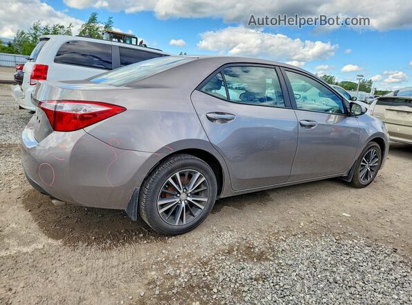 2T1BURHE7GC724074 2016 TOYOTA COROLLA Tan Задня права чверть