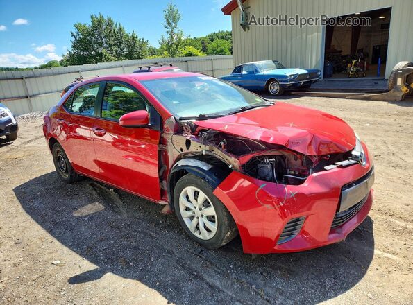 2T1BURHE7GC728061 2016 TOYOTA COROLLA Red Առջևի աջ