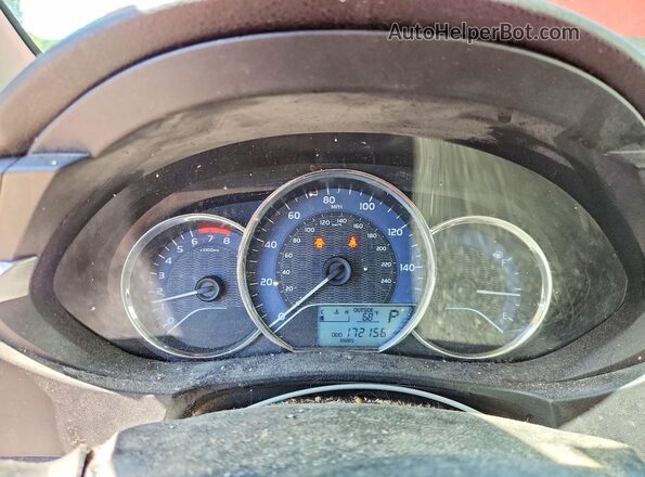2T1BURHE7GC728061 2016 TOYOTA COROLLA Red Սարքավորումների վահանակի տեսք
