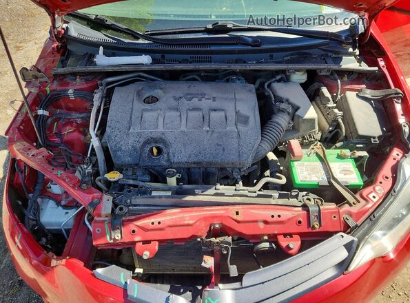 2T1BURHE7GC728061 2016 TOYOTA COROLLA Red Սալոնի հետևի տեսք