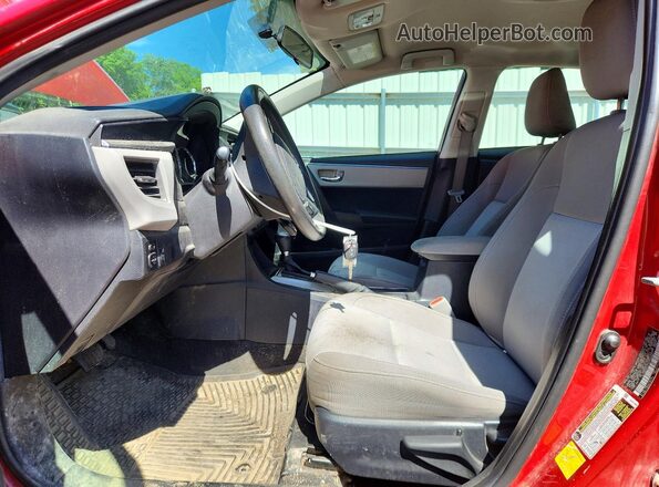 2T1BURHE7GC728061 2016 TOYOTA COROLLA Red Սալոնի դիմացի տեսք