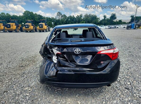 2T1BURHE7GC744938 2016 TOYOTA COROLLA Black უკანა ხედი