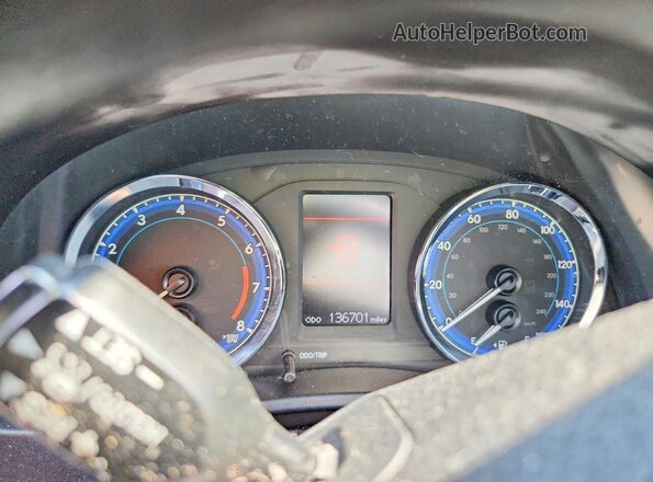 2T1BURHE7HC750143 2017 TOYOTA COROLLA Синий Вид щитка приборов