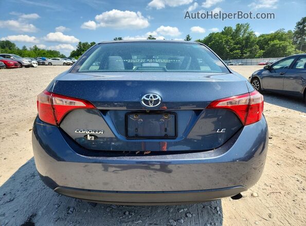 2T1BURHE7HC750143 2017 TOYOTA COROLLA Синий Вид сзади