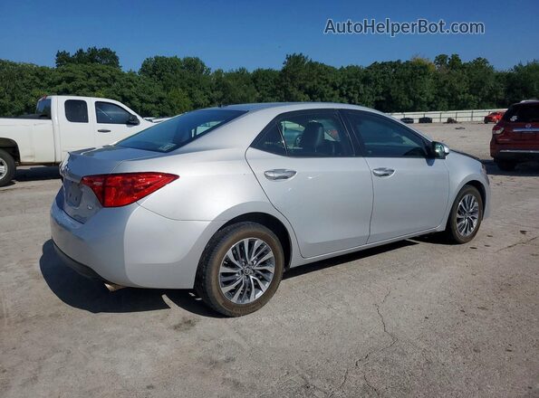 2T1BURHE7HC756556 2017 TOYOTA COROLLA Серебряный Задняя правая четверть