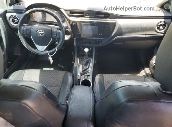2T1BURHE7HC781523 2017 TOYOTA COROLLA Black Dashboard view
